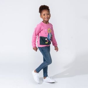 Piccolina Amelia Earhart Pilot Crewneck Sweatshirt Pullover Pink Kids | Size 6